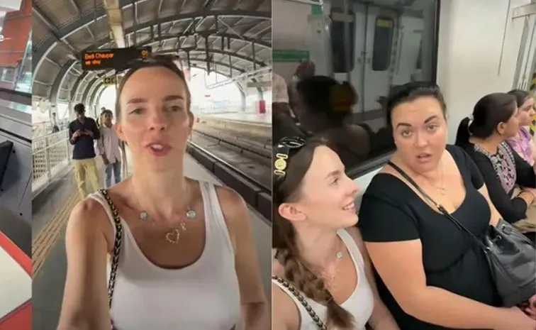 Russian woman takes Jaipur Metro for the first time and gives it a 10/10