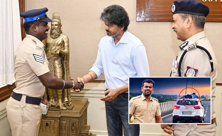 శభాష్‌ వేల్‌ మురగన్‌.. సింగం కాప్‌పై సీఎం విజయ్‌ ప్రశంసలు