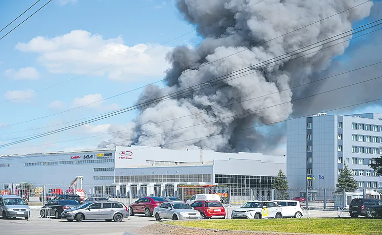 Russian strikes on the city of Dnipro in central Ukraine killed a man and a woman