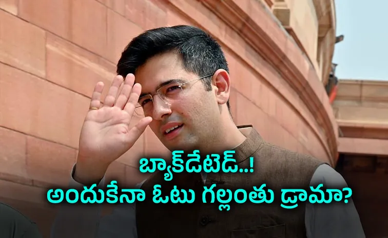 SIR Row: Backdated Voter Plan AAP Hits Back at Raghav Chadha