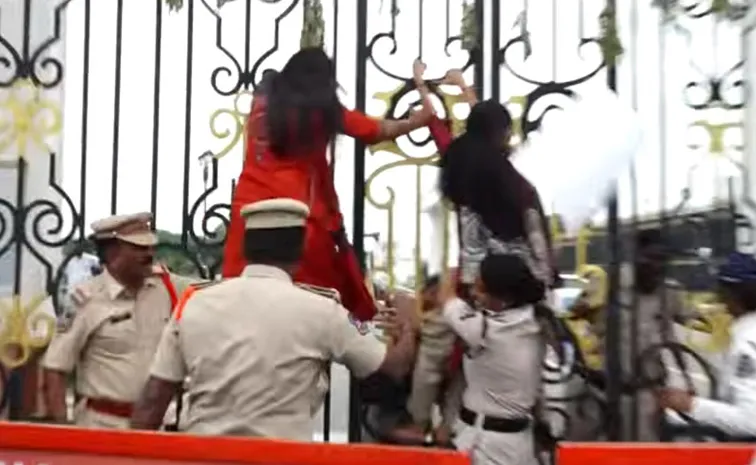 Tension during BJP's siege of the Secretariat