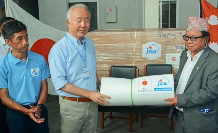 Japan JICA Deliver 93 Tonnes of Flood Relief Aid to Nepal