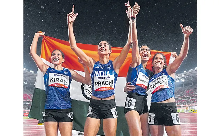 Athletics team finishes Asian Games 2026 with 24 medals