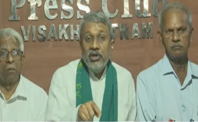 Chalasani Srinivas Comments On Visakha Steel Plant Privatization