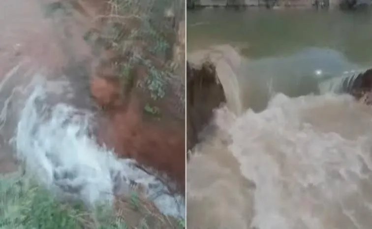 Major Breaches To Nagarjuna Sagar Left Canal Majors