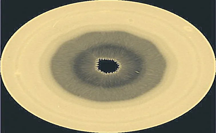Decagon wave emerges near Saturn south pole