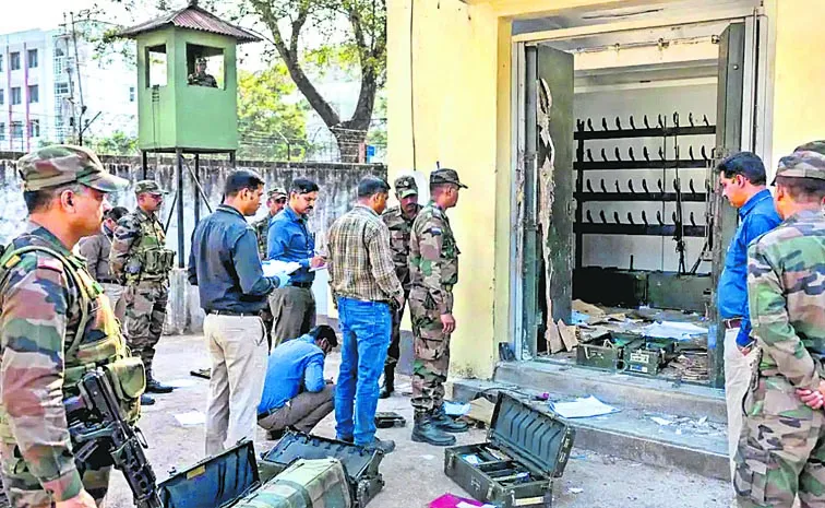 The theft of weapons was intended solely to highlight security lapses