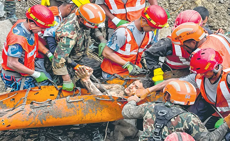 Two rescued from hydropower tunnel 9 days after Nepal flash floods