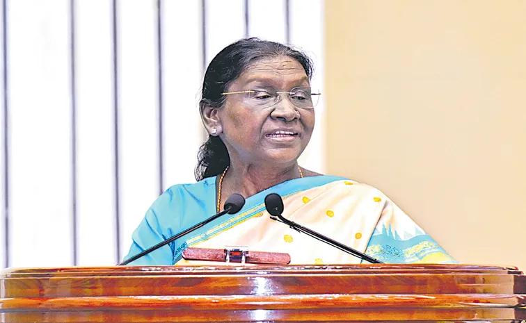Draupadi Murmu at National Teachers Awards ceremony