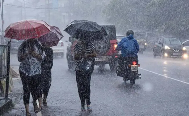 Heavy rain in Vijayawada