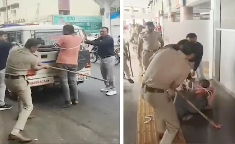 Cops Recreate Crime Scene in Bhavnagar goes viral on social media