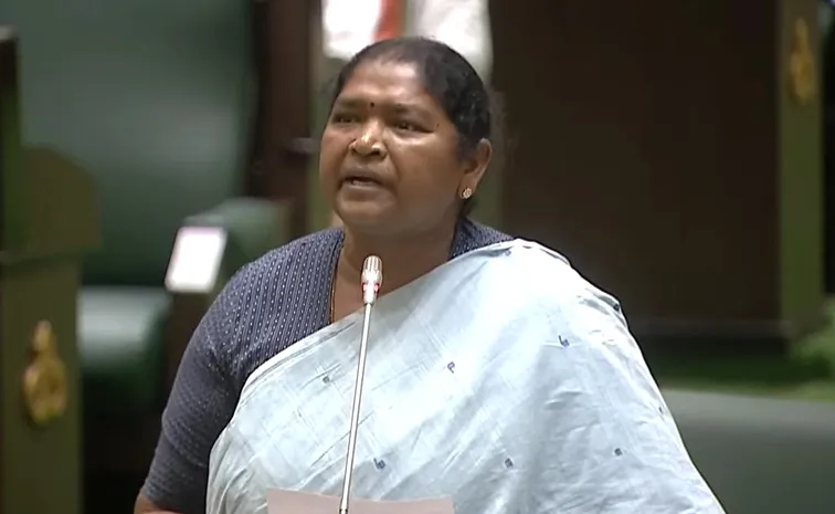 Minister Seethakka gets emotional in the Assembly