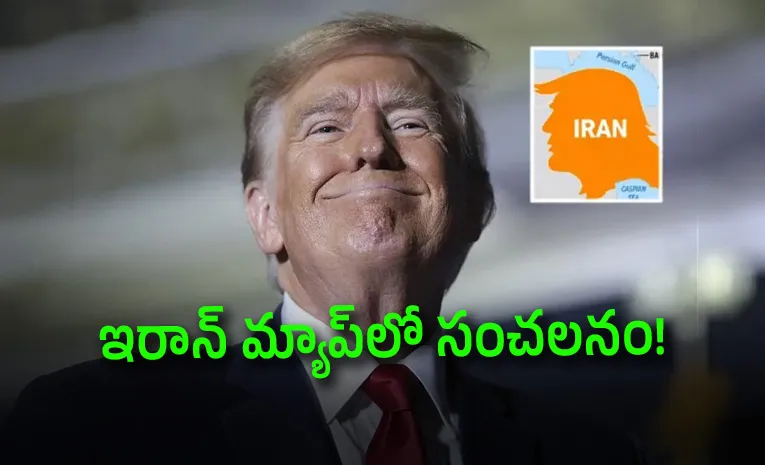 Iran Map With Face: Only Trump Can Pull Off Something Like This