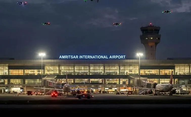 Drones Spotted Near Amritsar Airport Runway 7 Flights Diverted