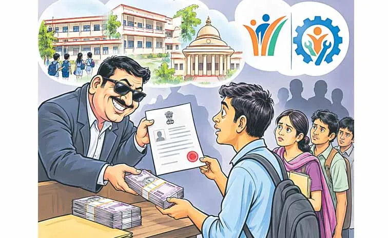 Fraud in the name of unemployed jobs in the joint Visakhapatnam district