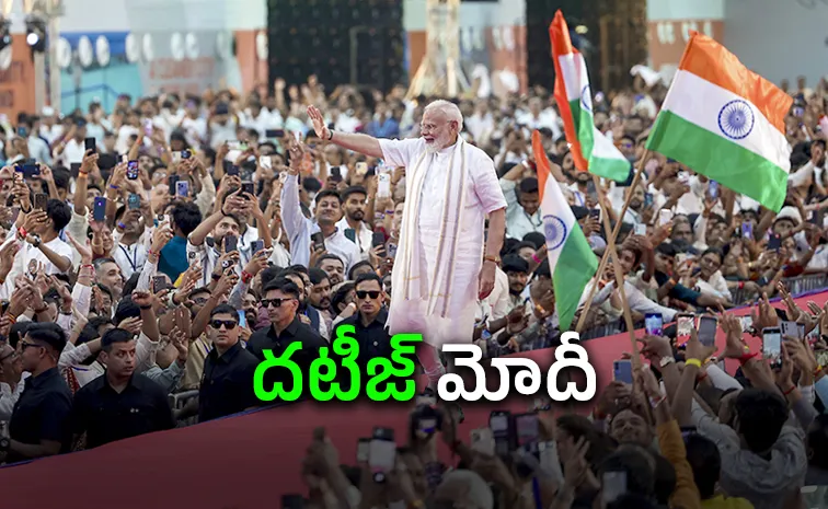 ‘ధురంధర్‌’లా మోదీ ఎంట్రీ.. ‘ఆరీ ఆరీ’ పాటతో గ్రాండ్‌ వెల్‌కమ్‌