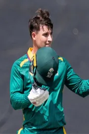South Africa Jordan Hermann Equals World Record Of Highest Score On ODI Debut