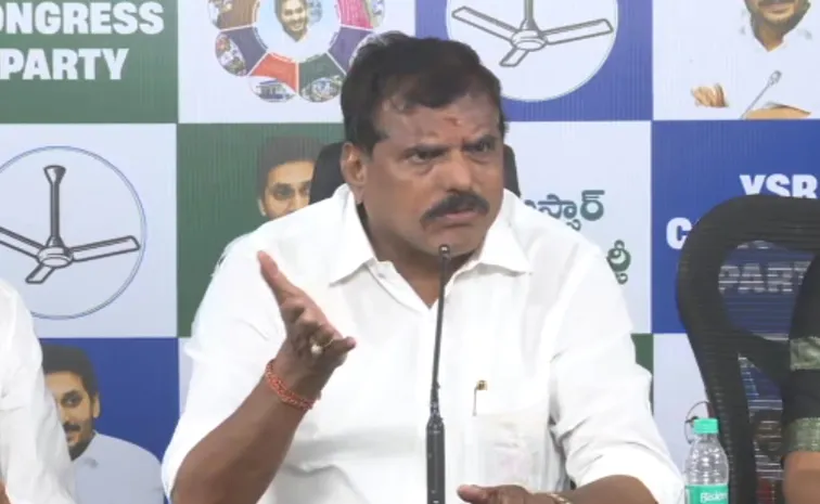 YSRCP Leader Botsa Satyanarayana Slams Chandrababu Naidu