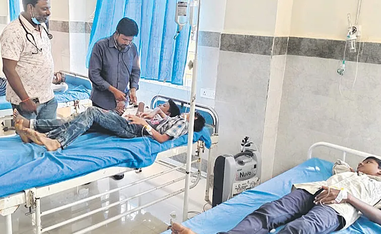 Many students in primary school fall ill