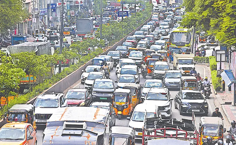 Traffic problems are everywhere in the city