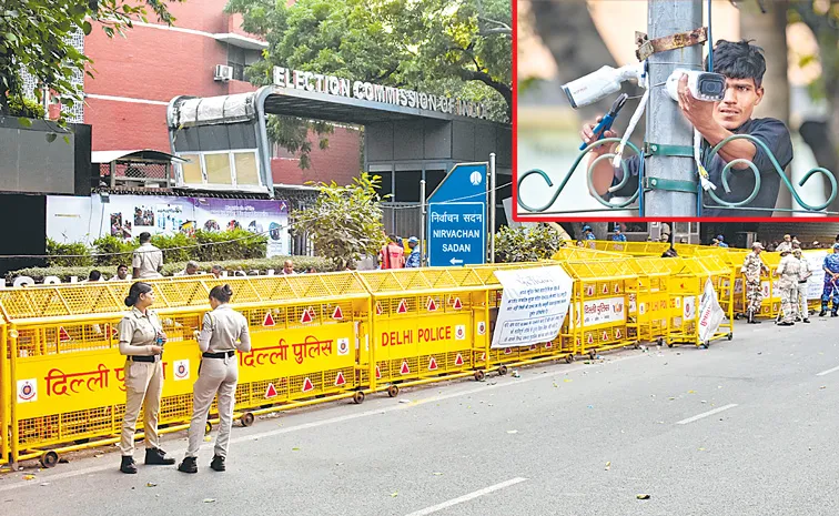 Security has been tightened near Jantar Mantar ahead of CJP protest
