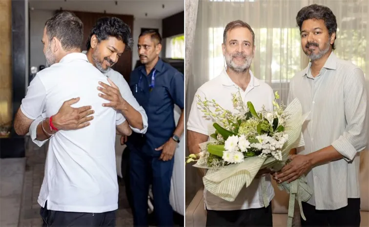 Rahul Gandhi, Vijay Meeting In Chennai