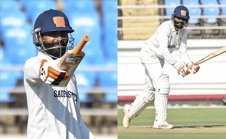 Jadeja-Scores-1st-Class Century-Saurashtra-Vs Chhattisgarh-Ranji Trophy