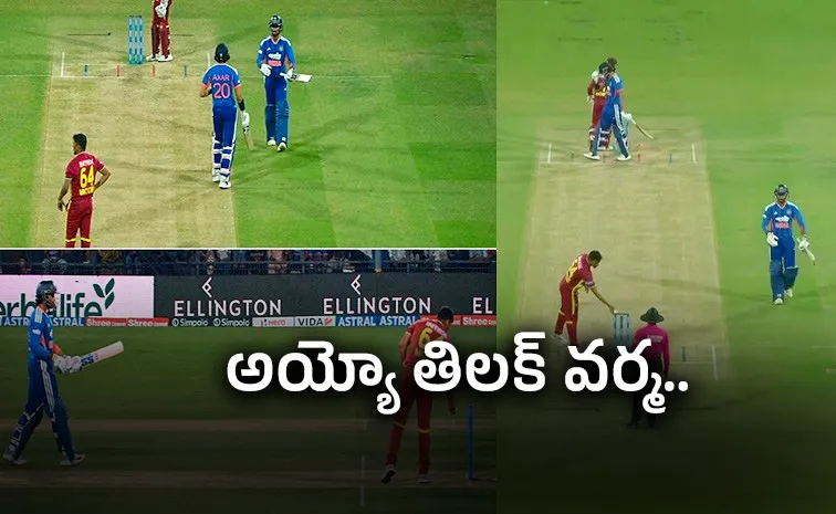 Tilak Varma-Casual-Walk-Costs-Wicket Never-Seen Run Out-T20s-History