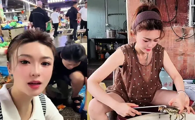 Woman quits flight attendant job to sell crabs in her hometown