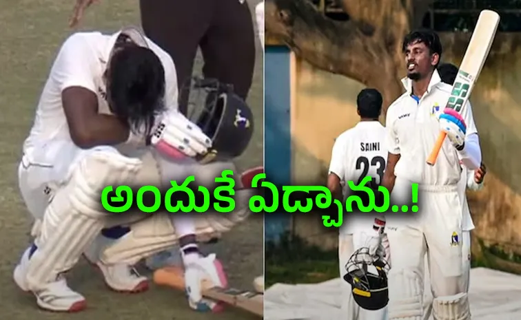 Bengal Batter-Abishek-Porel-Unbeaten-Century-Break-Down-Tears-Ranji-Trophy