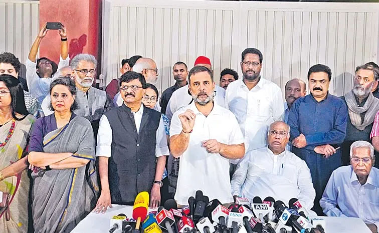 Rahul Gandhi India Alliance Vote Chori Protest2