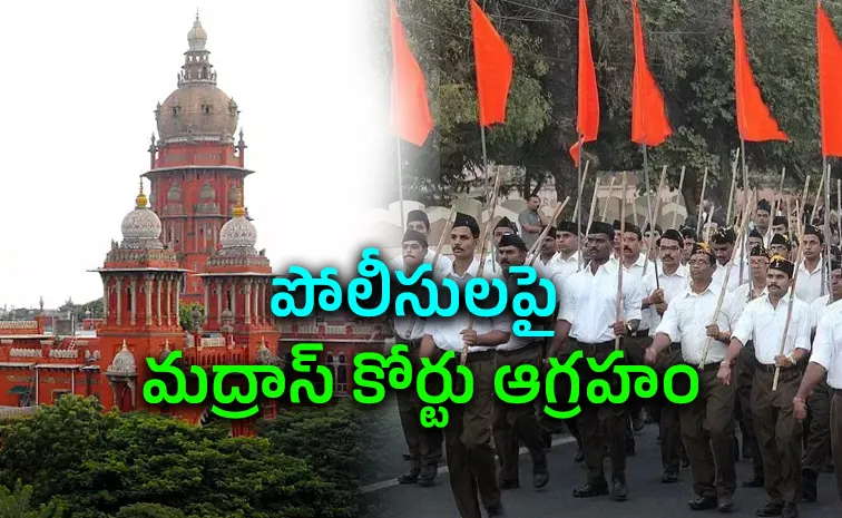 madras high court rss route march permission tamil nadu controversy