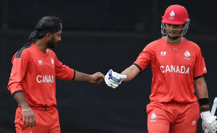Canada Batters Half Centuries-ODI Match-Vs Oman-ICC-WC-League Tourney