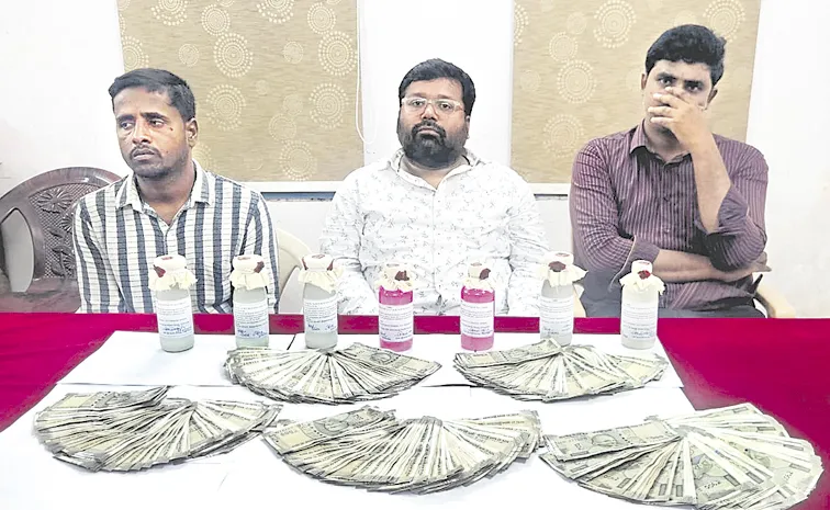 ACB arrests deputy tahsildar and VRO and and associate over Rs 2. 50 lakh bribery in Keesara