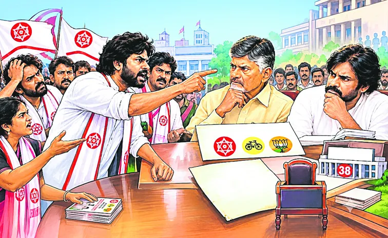 TDP office released the seat sharing list on Thursday