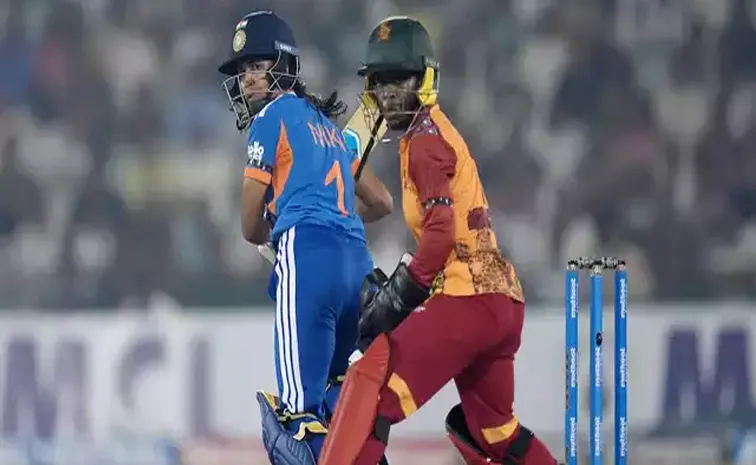  Debutant Niki Prasad, Deepti Sharma Shine As India Beat Zimbabwe By 4 Wickets