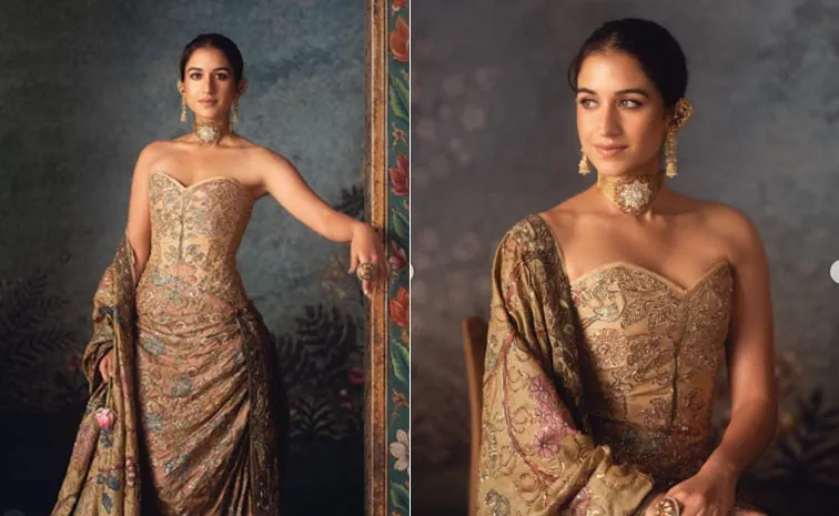 Fashion: Radhika Merchant Ambani's floor-length Kalamkari skir