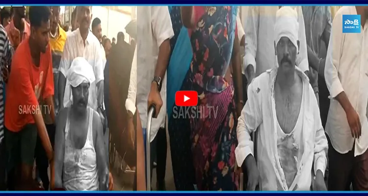 టీడీపీ గూండాలు దాడి చేసినా... వీల్ చైర్ లో కూర్చోబెట్టి కేతిరెడ్డి ర్యాలీ