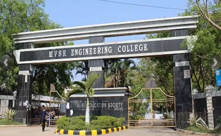 lighting system collapsed at MVSR Engineering College
