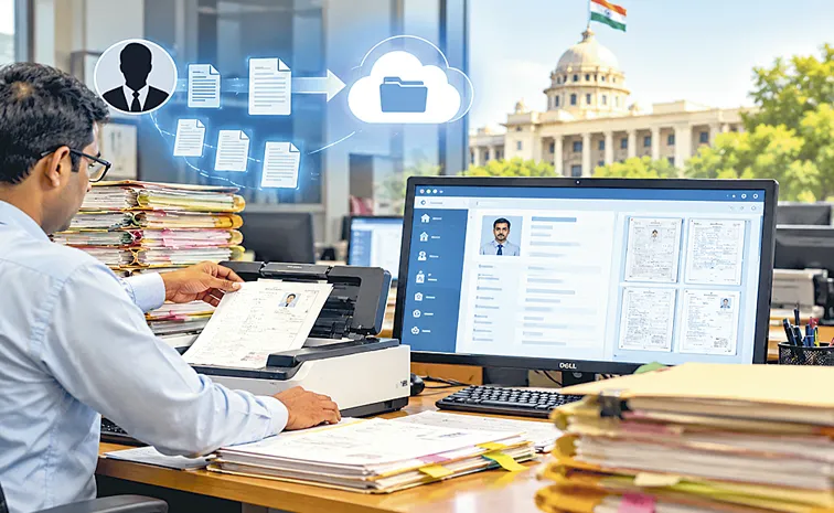 Telangana Govt Plans Digital Records for All Employees