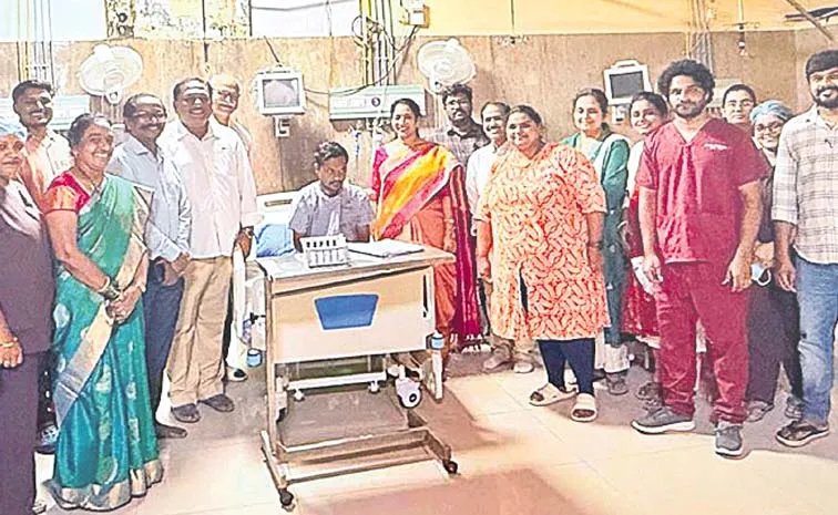 Gandhi Hospital Tracheal Surgery Young Man