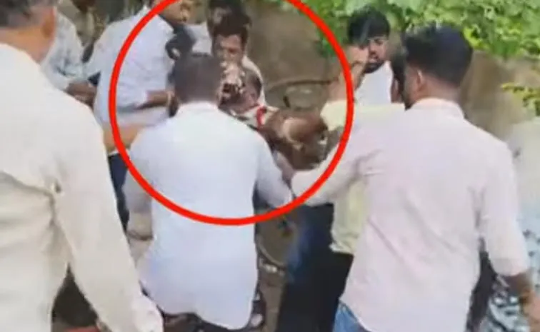 CI In Rajampet YSR District Cries After TDP Leaders Pushed Him
