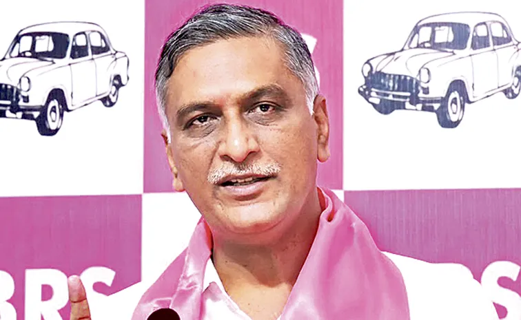 Harish Rao Fires On CM Revanth Reddy Over Water Crisis In Telangana