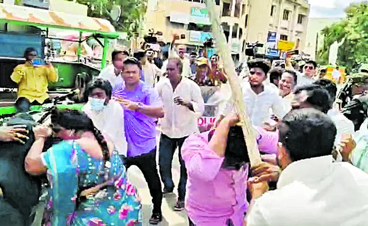 High tension during the nomination process for ap local body elections