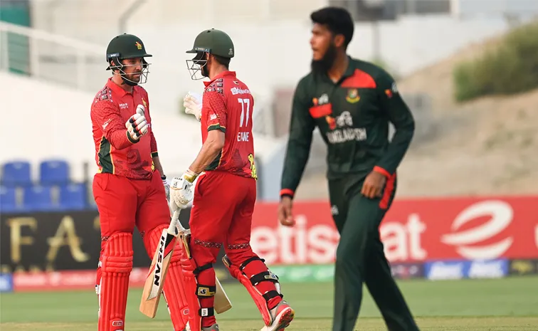 Zimbabwe defeat Bangladesh by 99 runs in the 1st ODI of the tri-series
