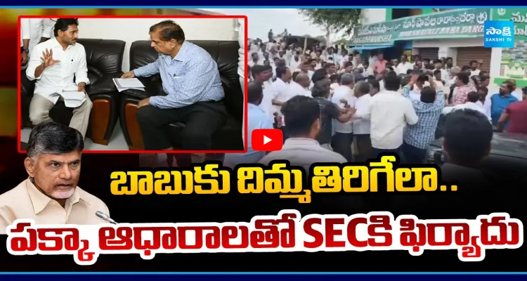 బాబుకు దిమ్మతిరిగేలా.. పక్కా ఆధారాలతో SECకి ఫిర్యాదు