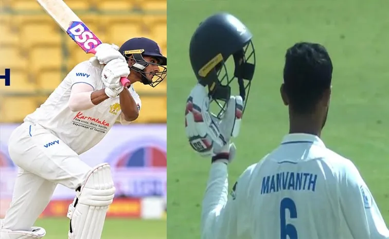 Karnataka Bowler-Batted-No9-135-Runs-Vs Saurashtra-Ranji Trophy