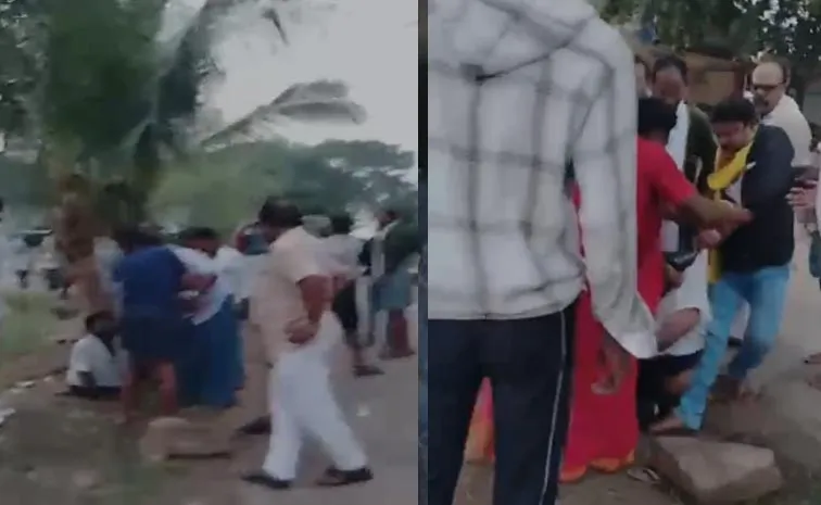 కాళ్లు లేని వ్యక్తిపై కూడా టీడీపీ నేతల అరాచకం