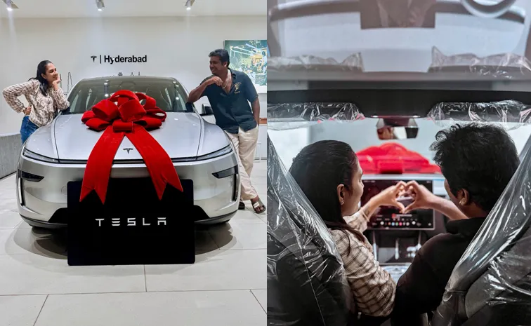 Singer Rahul sipligunj buys a brand-new tesla car on Dussehra