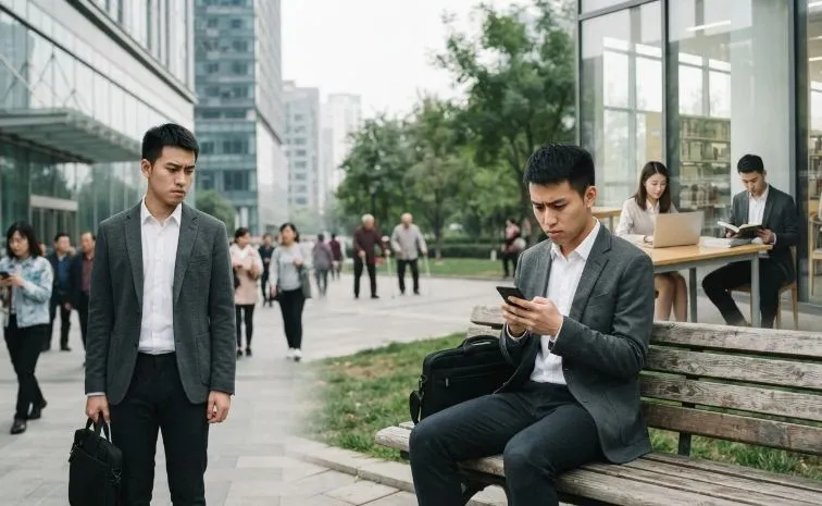 Why China Unemployed Maintain a 9 to 5 Routine to Fake Going to Work